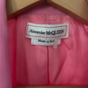 Alexander McQueen Vibrant Pink Fashion Piece